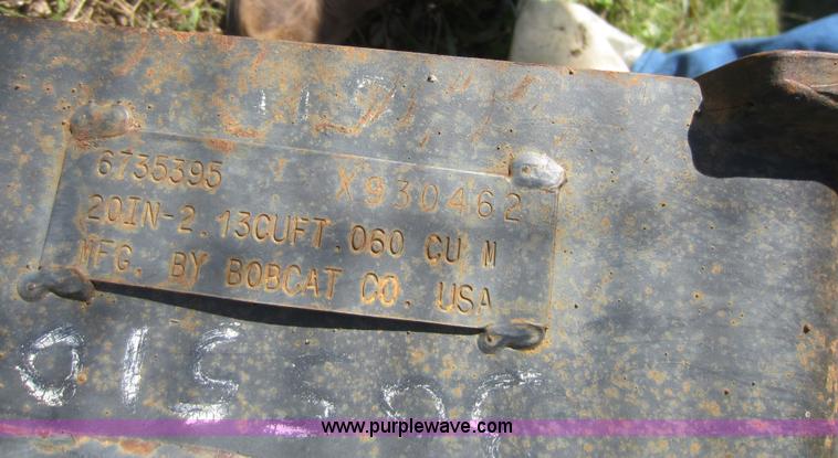 image for item H9851 Bobcat BOBTACHHOE backhoe attachment