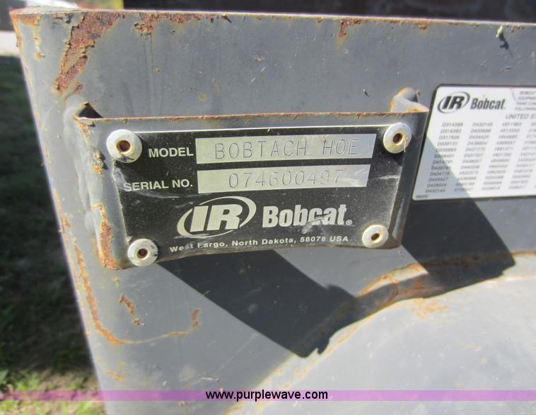 image for item H9851 Bobcat BOBTACHHOE backhoe attachment
