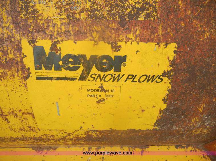 image for item U9323 Meyer 10' snow plow