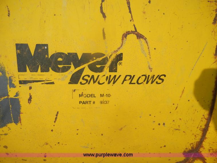 image for item U9324 Meyer 10' snow plow