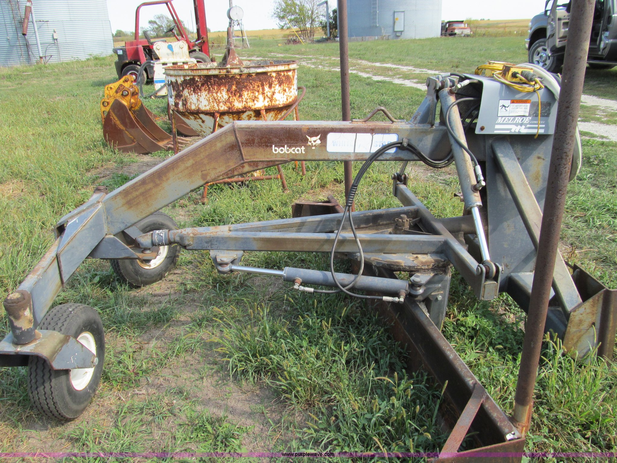 Melroe Bobcat skid steer grader attachment in Trenton, MO Item E3526