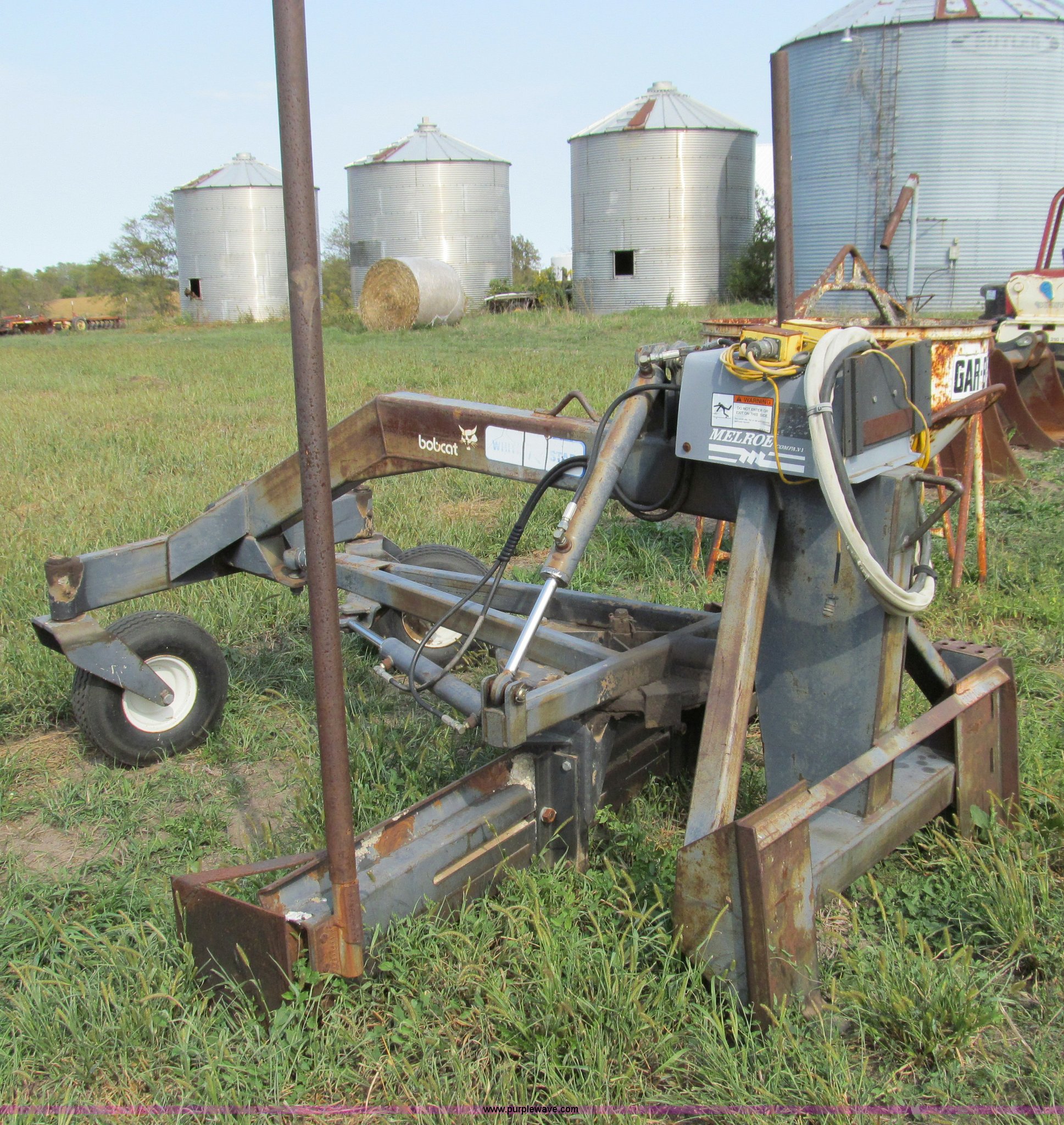 Melroe Bobcat skid steer grader attachment in Trenton, MO Item E3526
