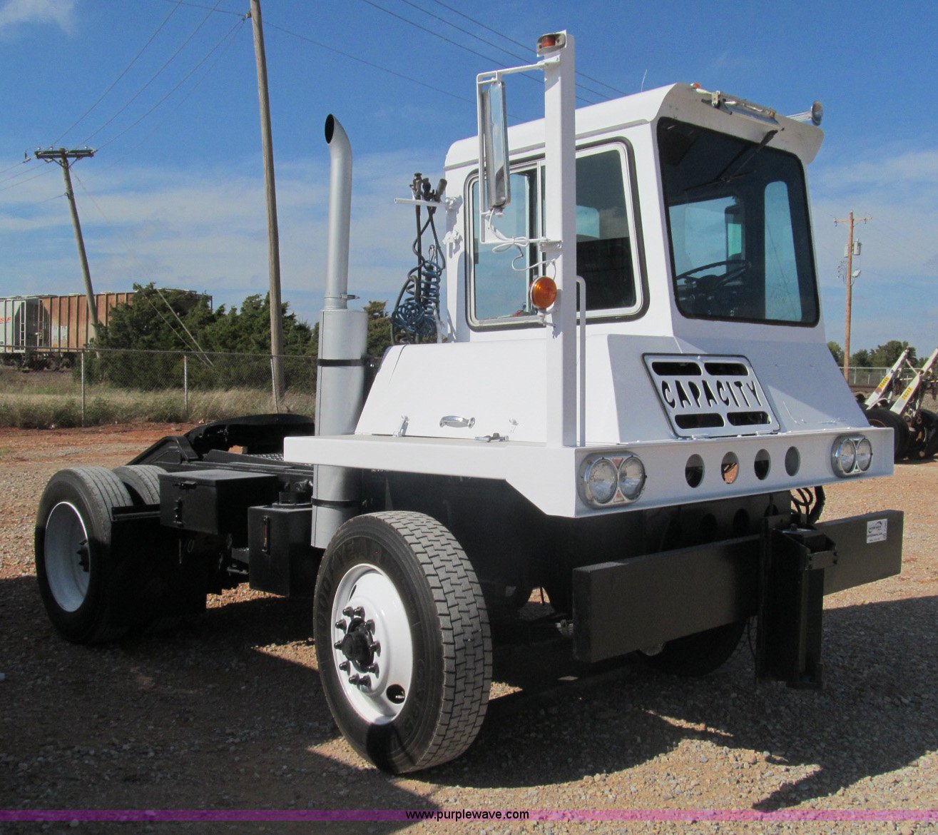 1992 Capacity TJ4000 yard truck in Oklahoma City, OK Item F3057 sold