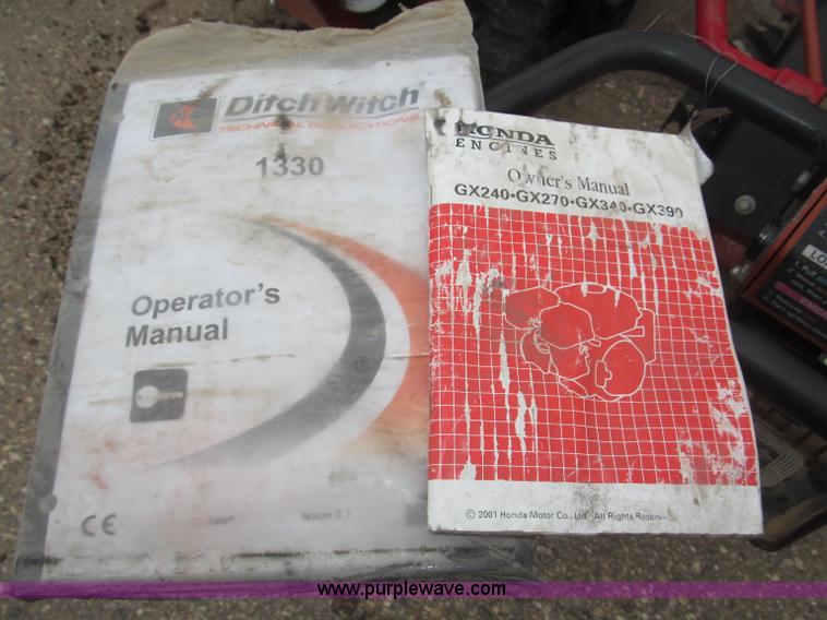 image for item B5274 2004 Ditch Witch 1330H  WB trencher