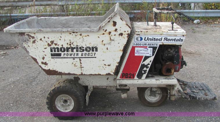 image for item C2937 2005 Terex OMPB21A ride on concrete dump buggy