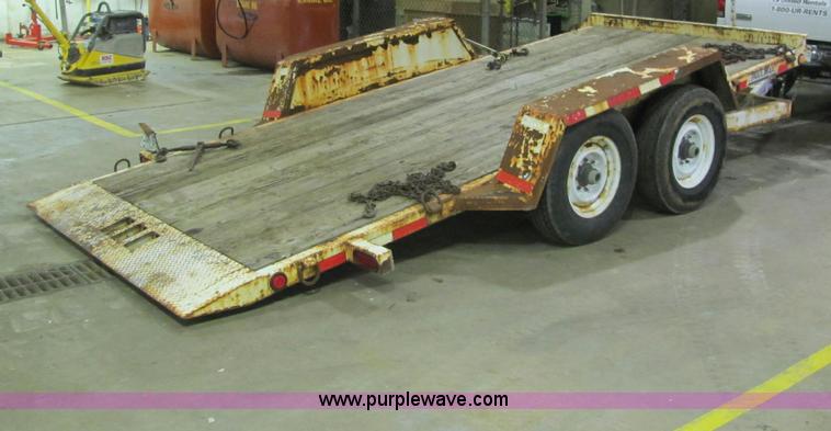 image for item C2938 2006 Trailmax T12UT tilt deck tandem axle trailer