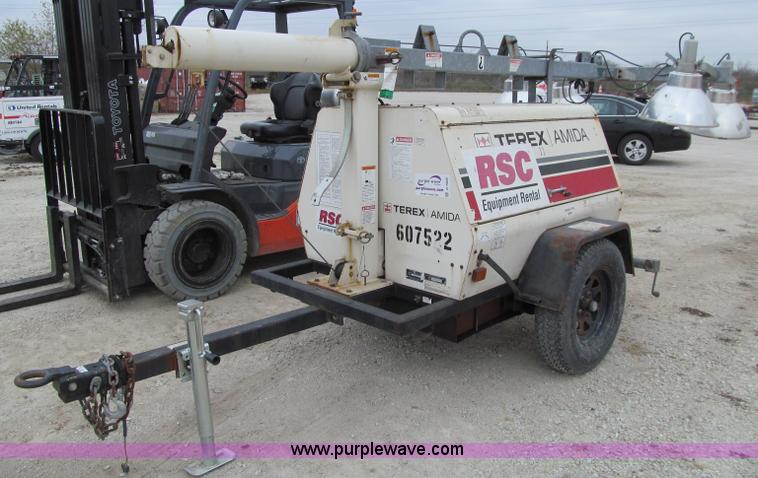 image for item D7005 2005 Terex Amida portable light tower