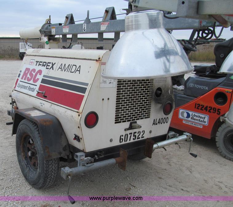 image for item D7005 2005 Terex Amida portable light tower