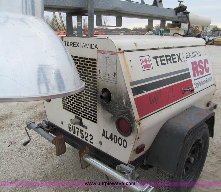 image for item D7005 2005 Terex Amida portable light tower