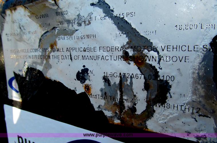 image for item F4631 2006 Ledwell Hydra-Tail 48' equipment trailer