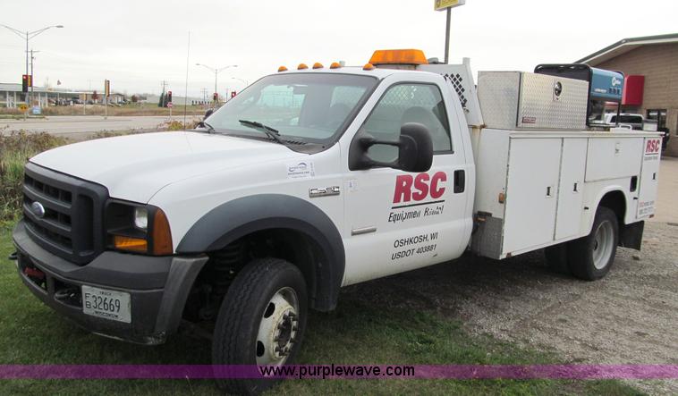 image for item F5549 2006 Ford F550 XL Super Duty service truck