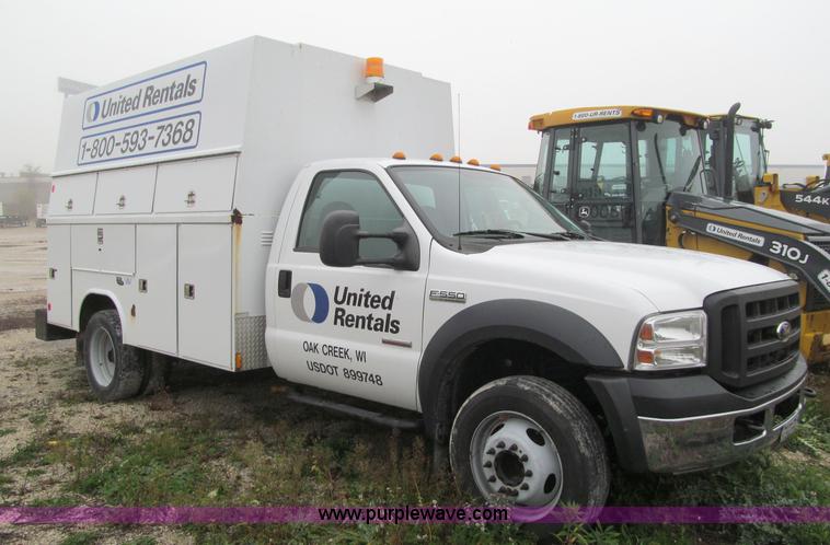 image for item F5550 2006 Ford F550 XL Super Duty service truck