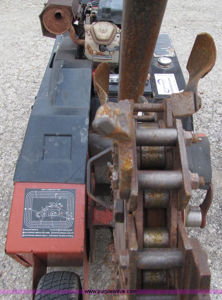 image for item F5556 2005 Ditch Witch 1820HE walk-behind trencher