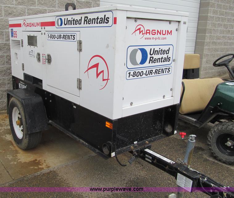 image for item F5558 2006 Magnum MMG 55 towable generator