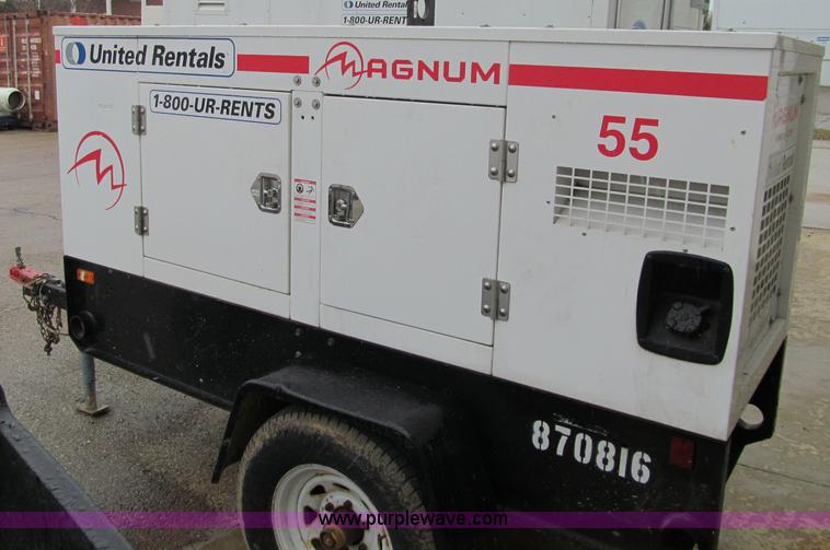 image for item F5558 2006 Magnum MMG 55 towable generator