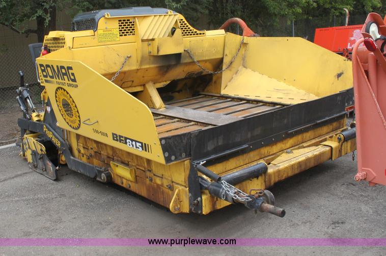 image for item E4018 2008 Bomag BF815 asphalt paver