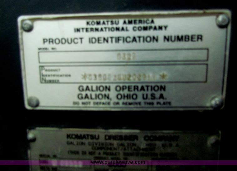 image for item E4034 1996 Galion 830B motor grader