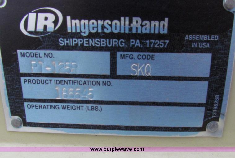 image for item E4049 2006 Ingersoll Rand PT125R pneumatic roller