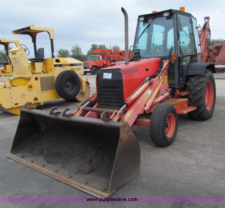 image for item E4054 1996 Ford 555D backhoe