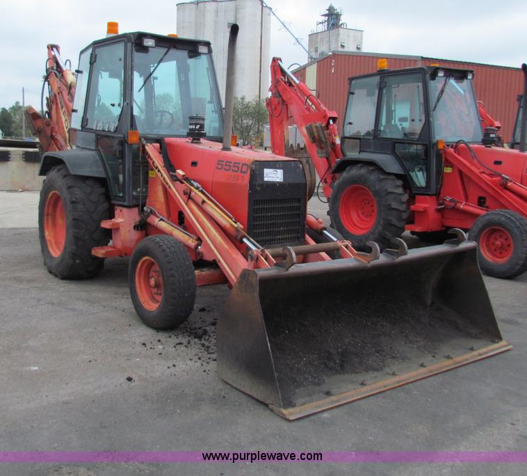image for item E4054 1996 Ford 555D backhoe