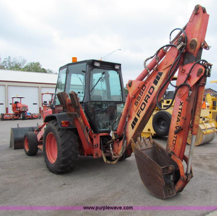image for item E4054 1996 Ford 555D backhoe