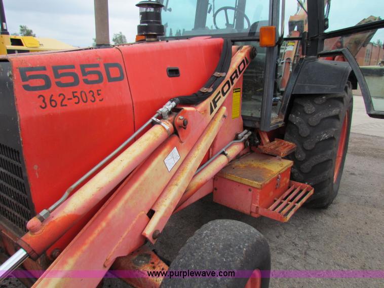 image for item E4054 1996 Ford 555D backhoe