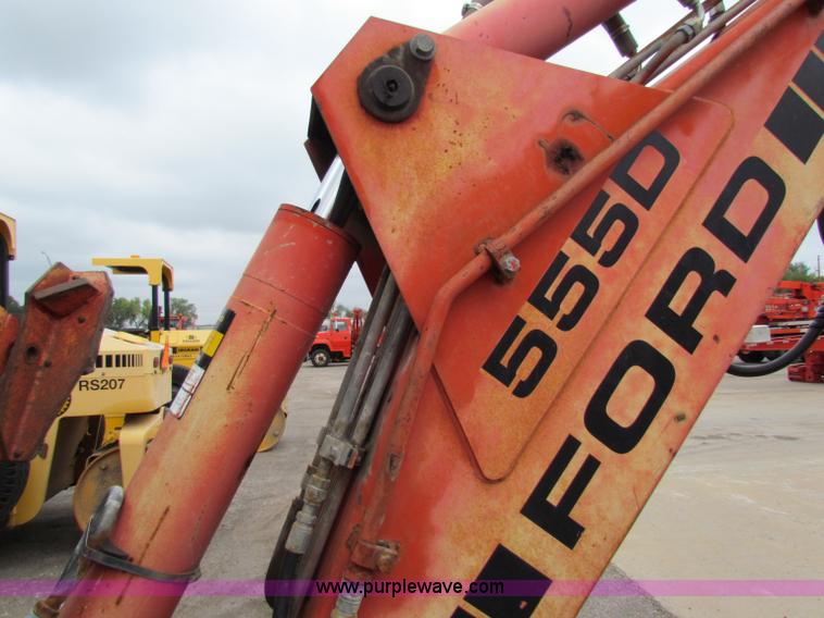 image for item E4054 1996 Ford 555D backhoe