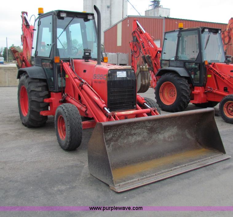 image for item E4055 1996 Ford 555D backhoe
