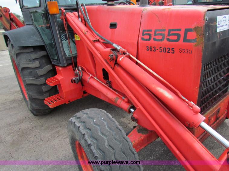 image for item E4055 1996 Ford 555D backhoe