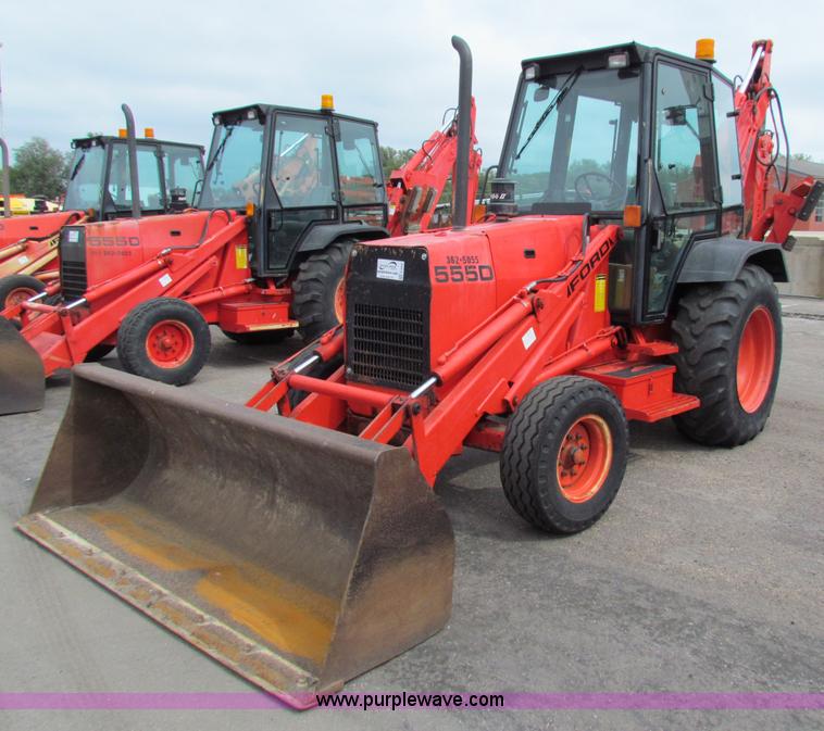 image for item E4056 1996 Ford 555D backhoe