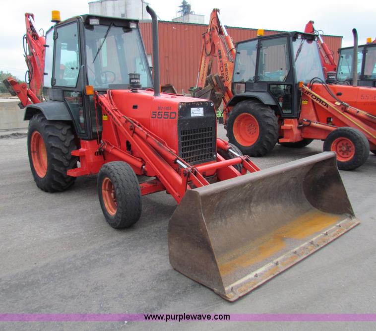 image for item E4056 1996 Ford 555D backhoe