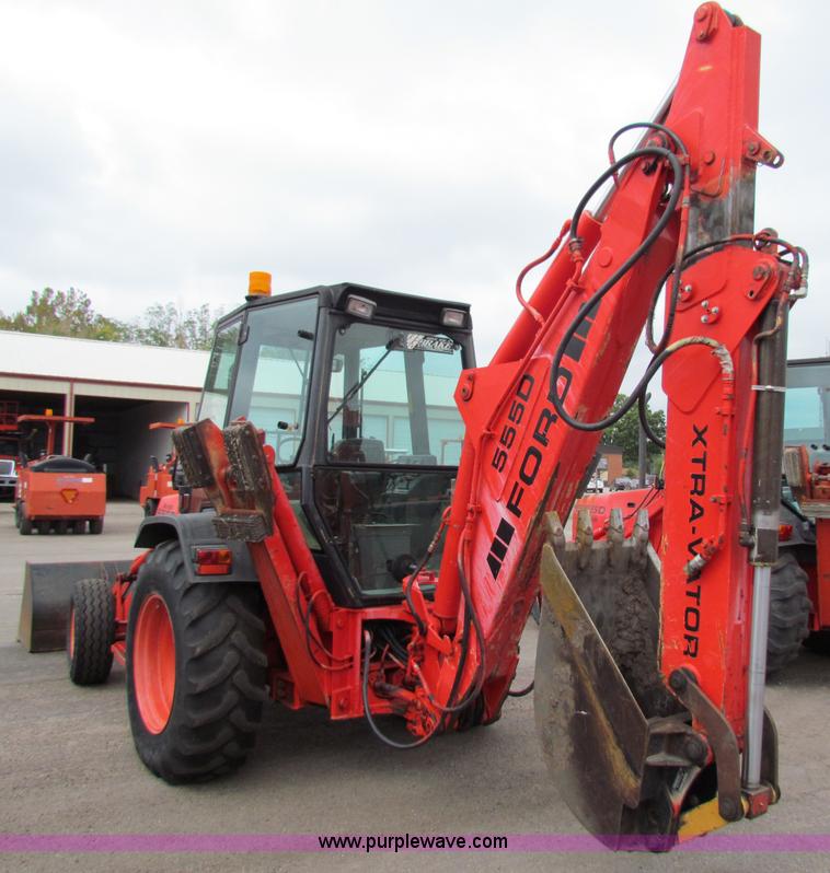 image for item E4056 1996 Ford 555D backhoe