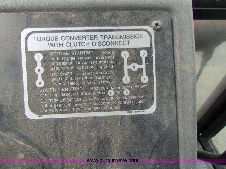 image for item E4056 1996 Ford 555D backhoe