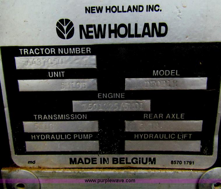 image for item E4056 1996 Ford 555D backhoe