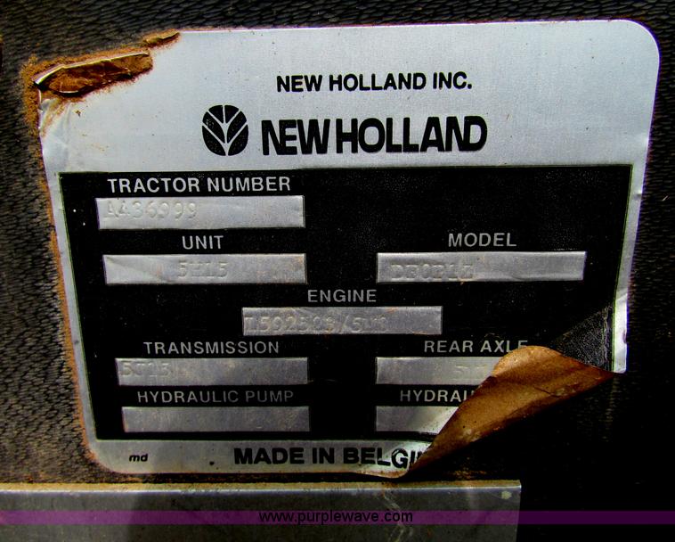 image for item E4057 1995 Ford 555D backhoe