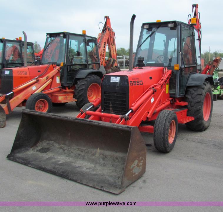 image for item E4058 1996 Ford 555D backhoe