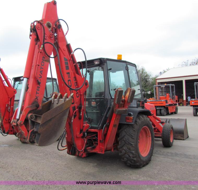 image for item E4058 1996 Ford 555D backhoe