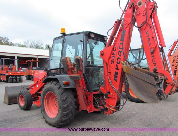 image for item E4058 1996 Ford 555D backhoe