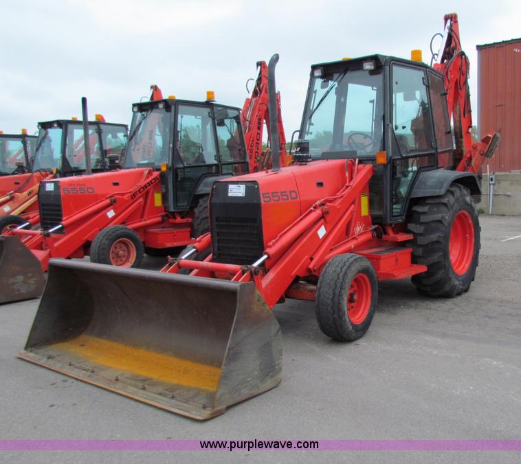 image for item E4059 1996 Ford 555D backhoe