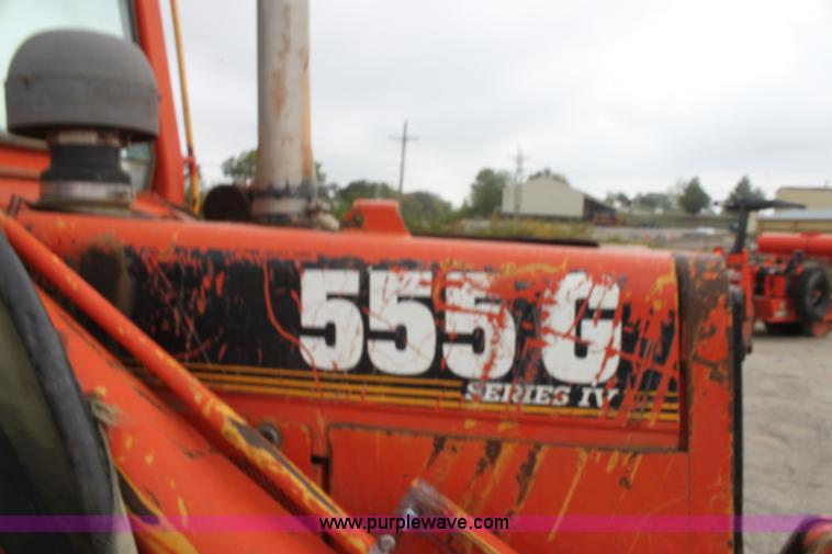 image for item E4126 1998 John Deere 555G track loader