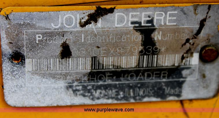 image for item E4146 1998 John Deere 310E backhoe