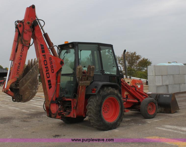 image for item E4149 1996 Ford 555D backhoe