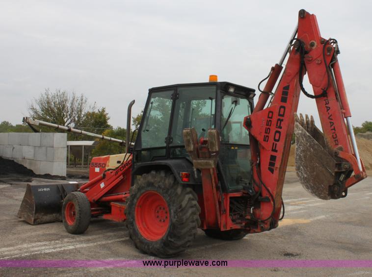 image for item E4149 1996 Ford 555D backhoe