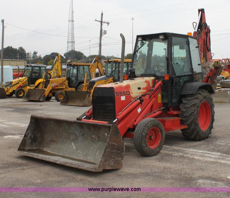 image for item E4149 1996 Ford 555D backhoe
