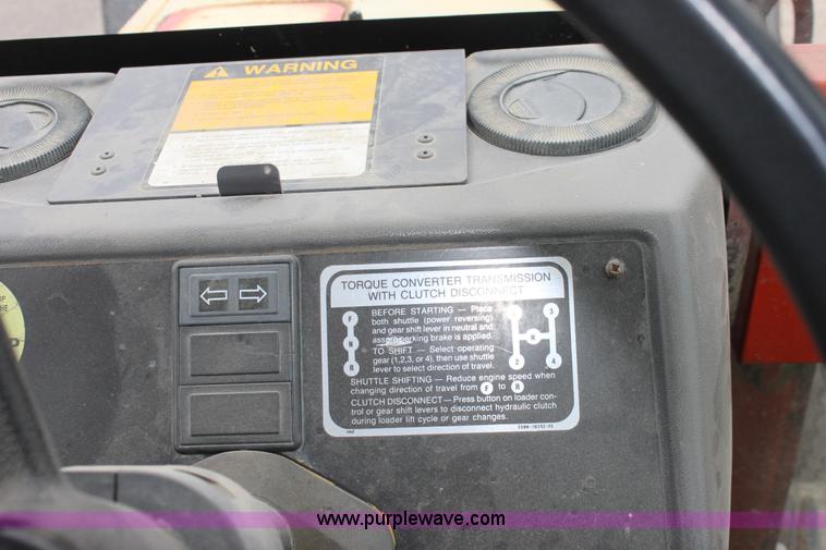 image for item E4149 1996 Ford 555D backhoe