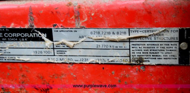 image for item E4153 1996 Case 621B wheel loader