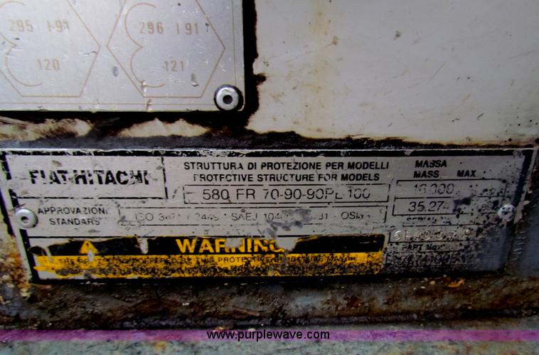 image for item E4160 1996 Fiat-Allis FR90 wheel loader