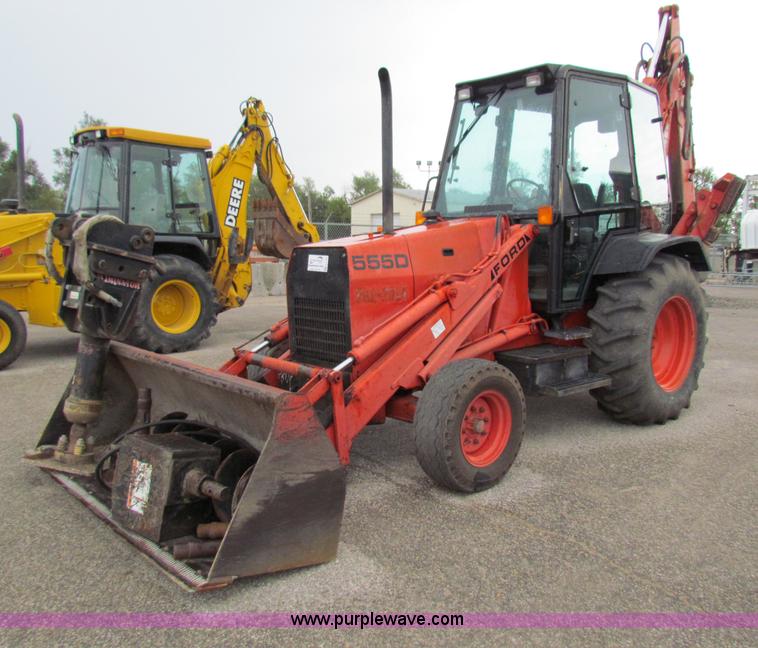 image for item E4164 1996 Ford 555D backhoe