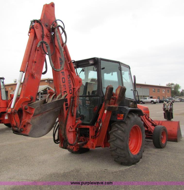 image for item E4164 1996 Ford 555D backhoe