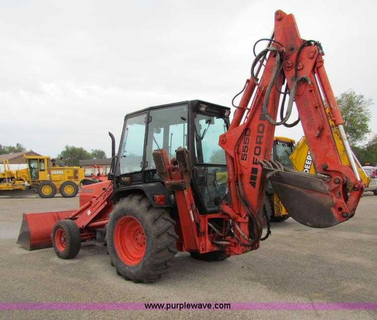 image for item E4164 1996 Ford 555D backhoe